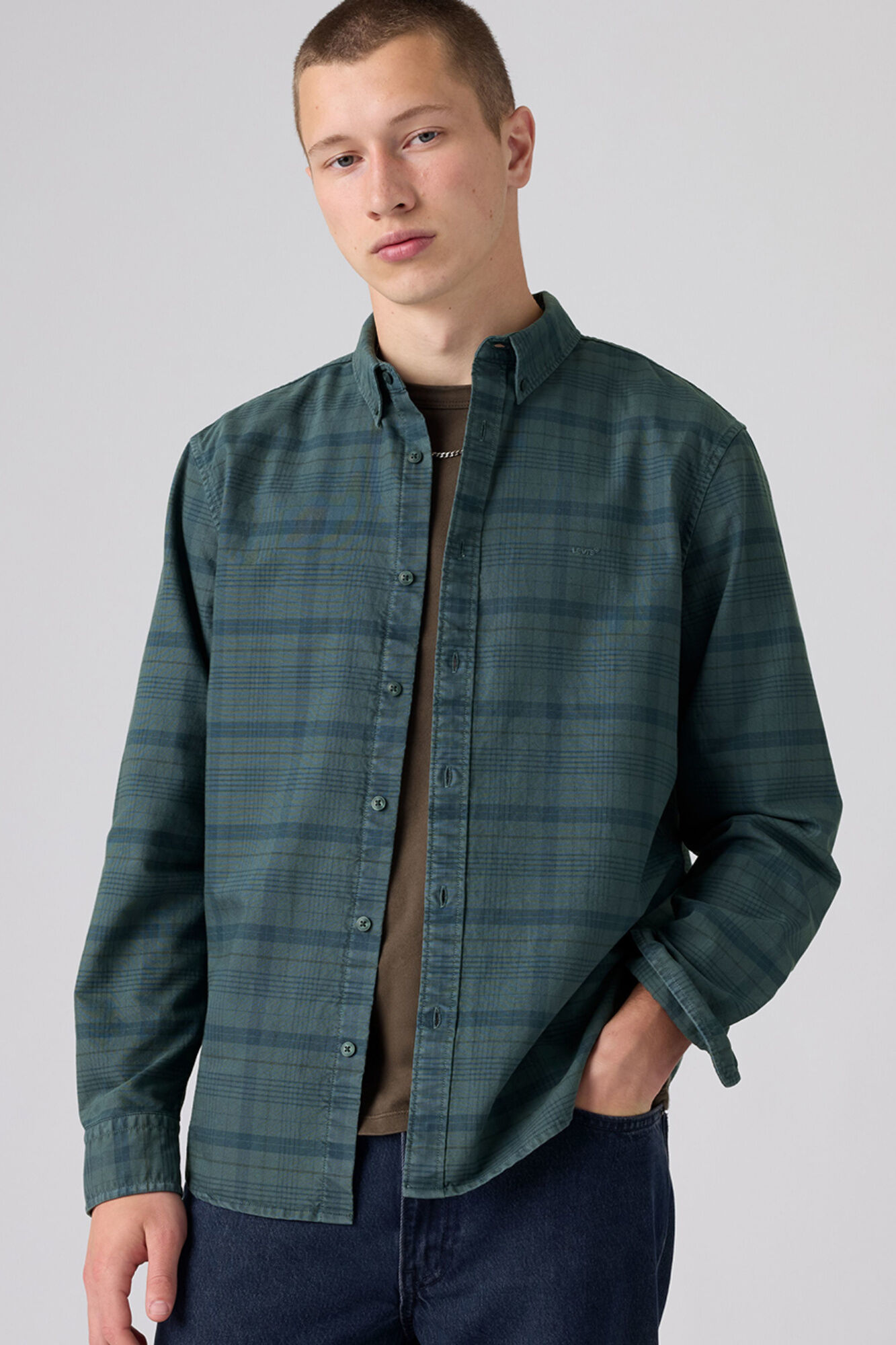 Levi's Camisa estampada de manga comprida