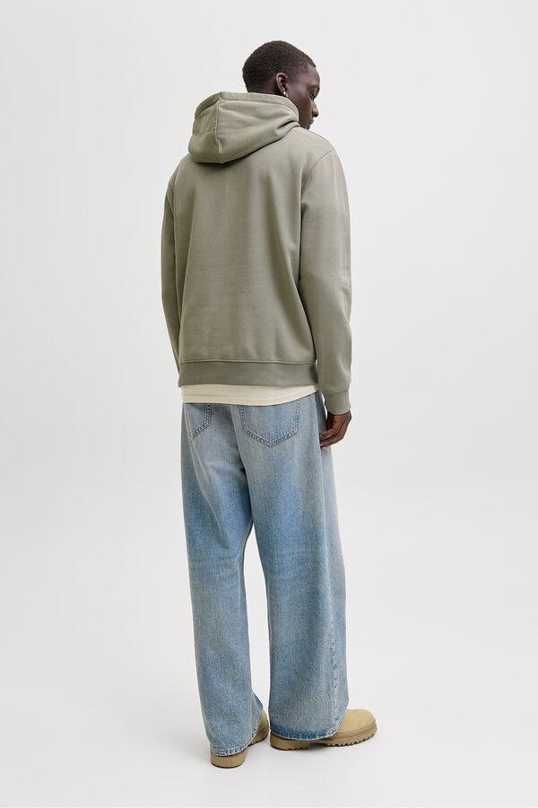 Jack & Jones Sweatshirt capuz cinzento