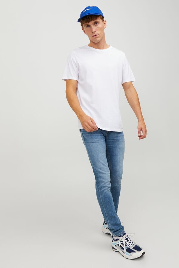 Jack & Jones Jeans slim cinco bolsos azul