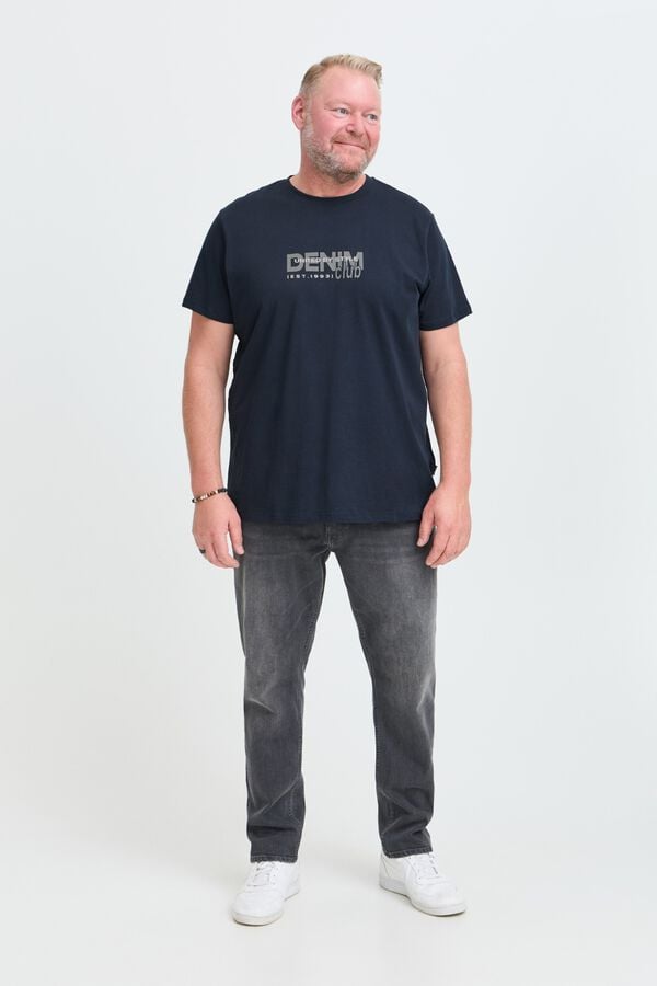 Blend PLUS Camiseta de algod&oacute;n manga corta azul