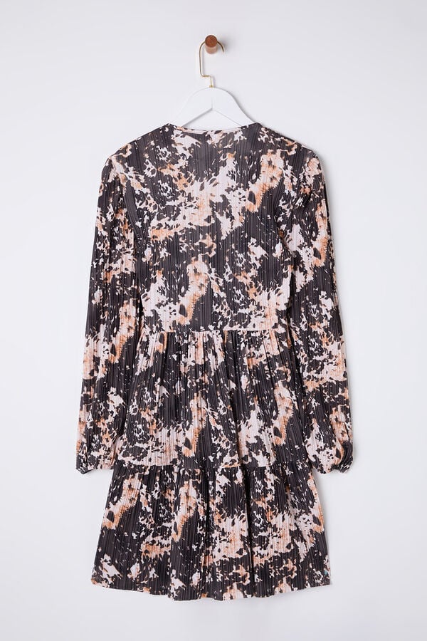 Trendyol Vestido mini com folhos branco