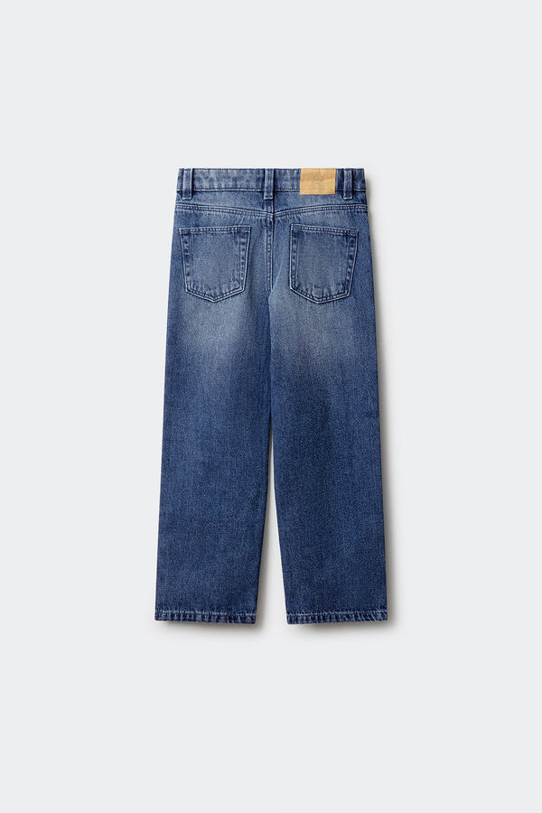 Springfield Kids Jeans reto para meninos azul
