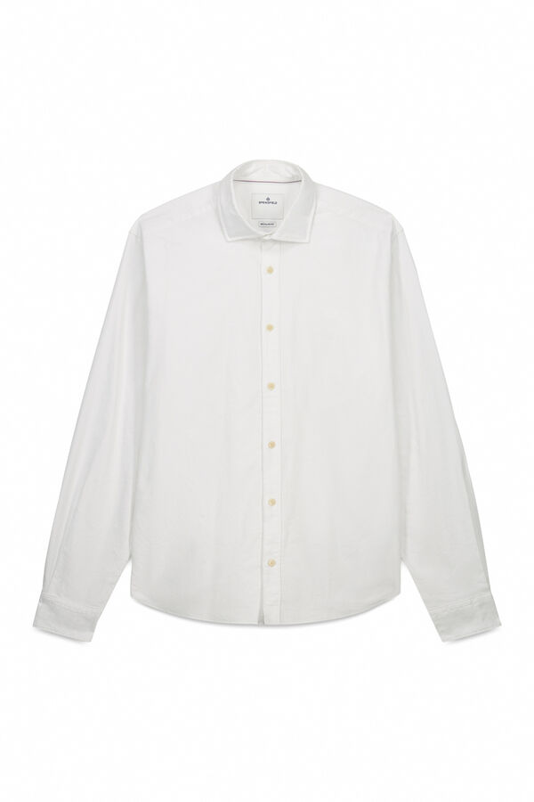Springfield Camisa Oxford Leve branco