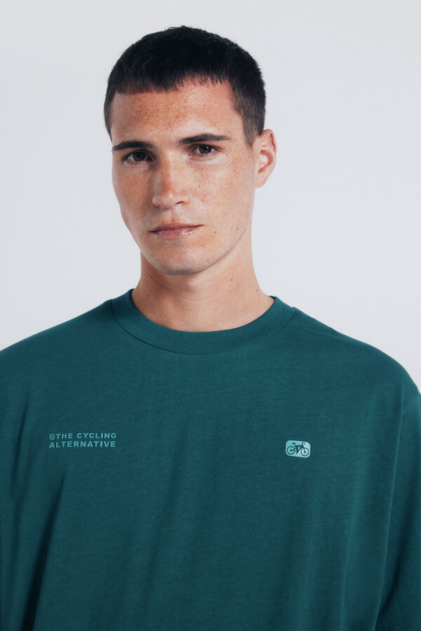 Springfield Camisa de ciclismo alternativa verde