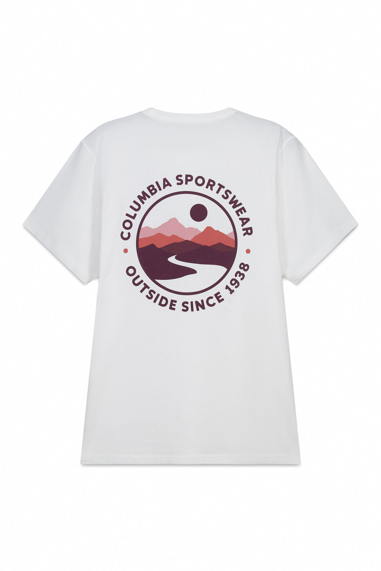 Columbia T-shirt com estampado de natureza nas costas