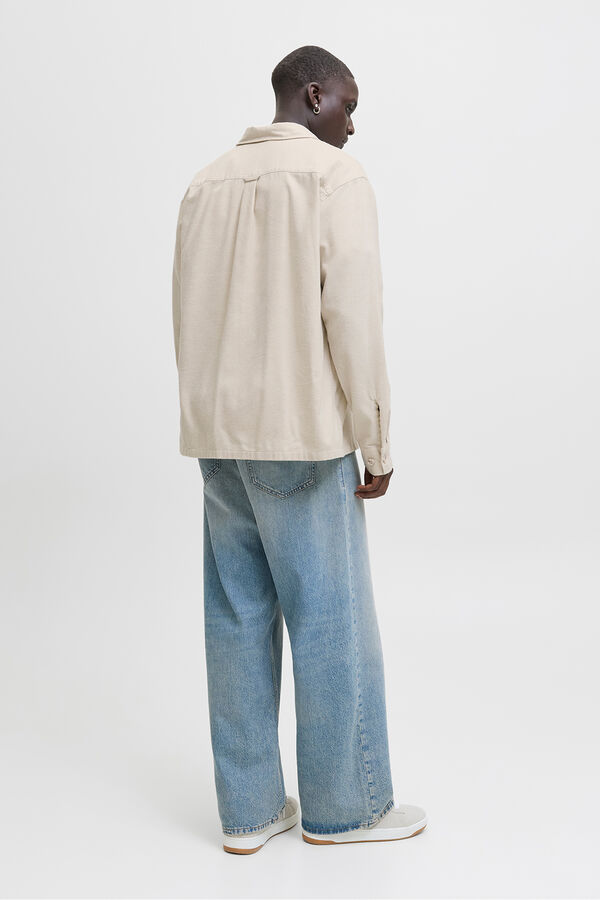 Jack & Jones Camisa oversize de corte holgado gris