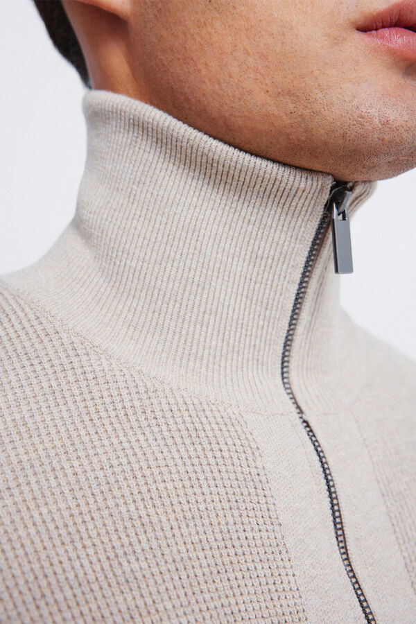 Springfield Cardigan com casaco de malha cru