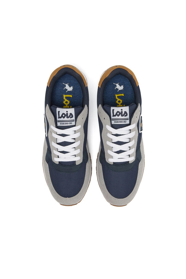 Lois T&ecirc;nis de corrida masculino Lois para lazer azul