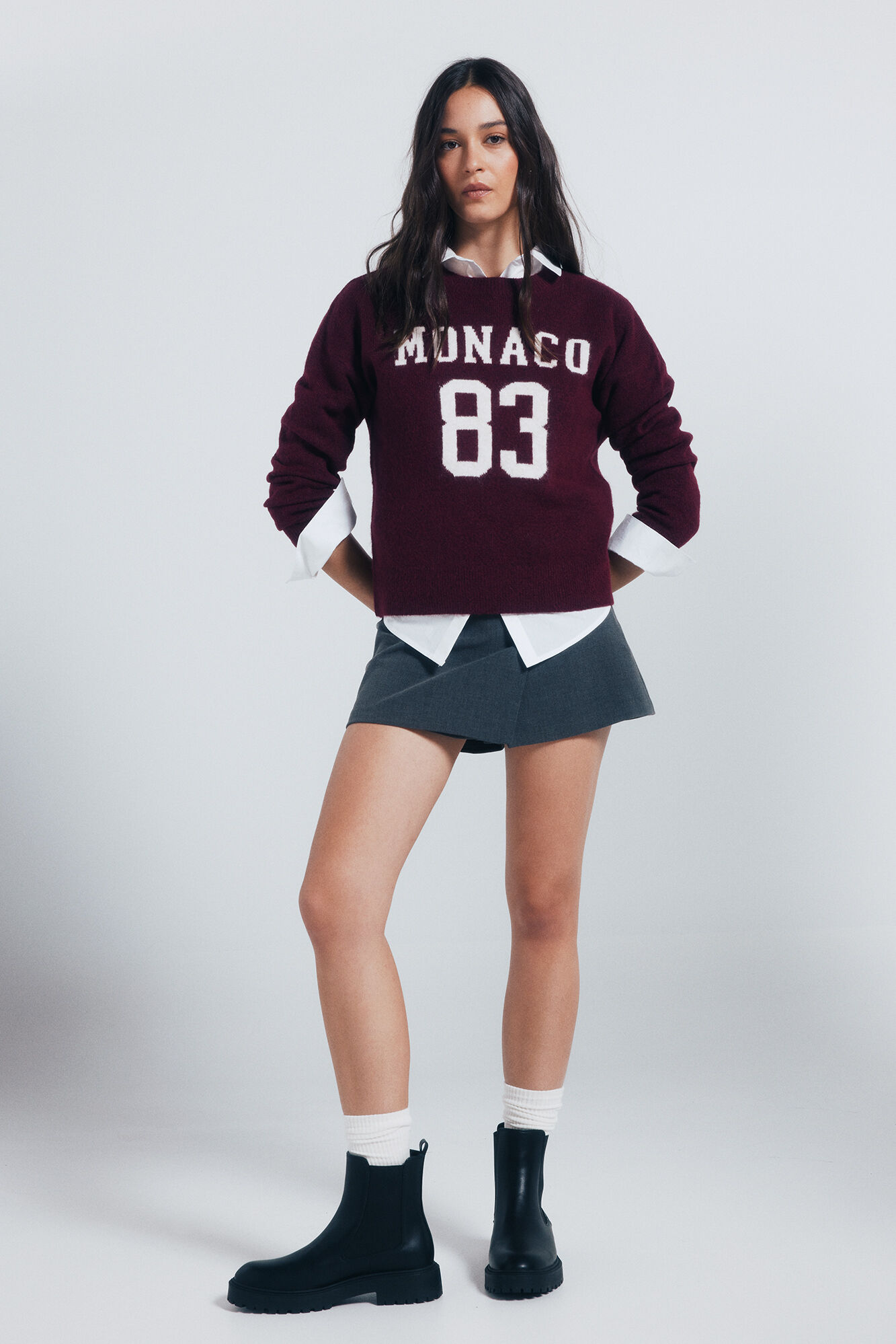 Springfield cinto de saia e saia