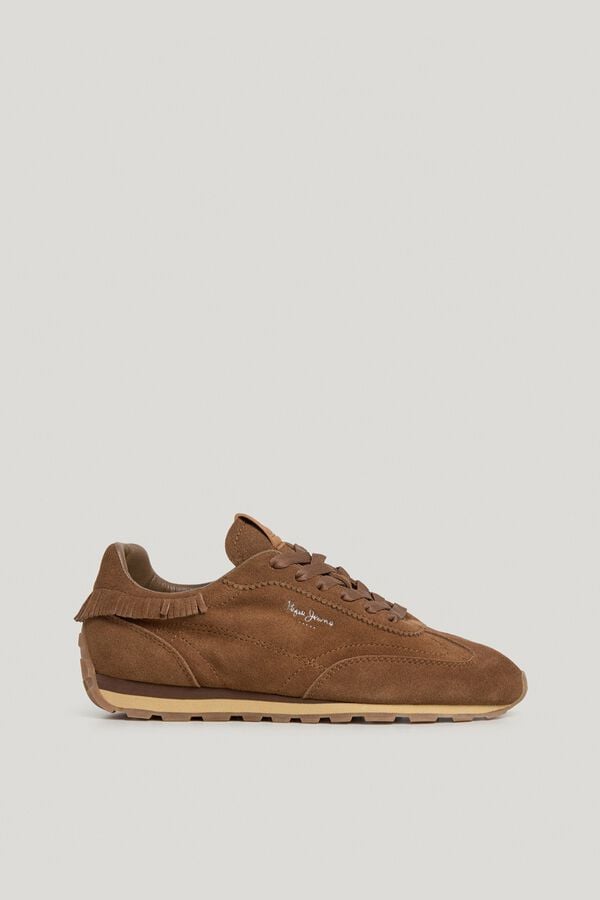 Pepe Jeans Sapatilhas retro castanho