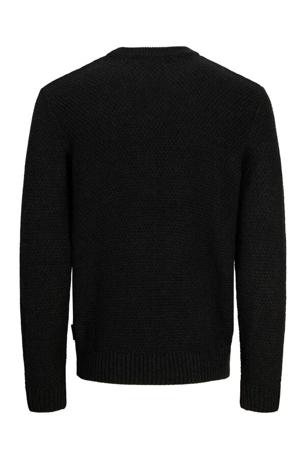 Jack & Jones Camisola regular gola redonda cinzento