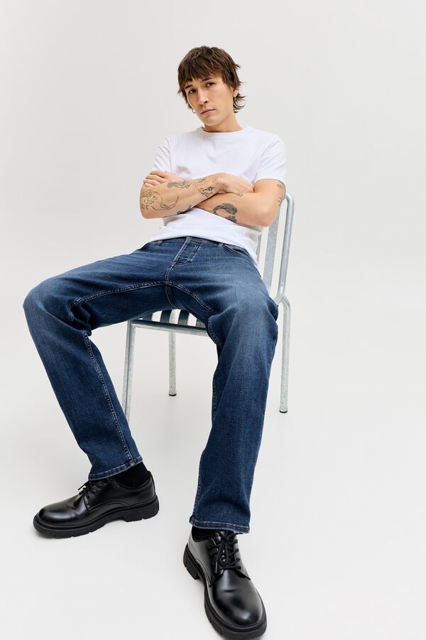 Jack & Jones Jeans regular cinco bolsos azul