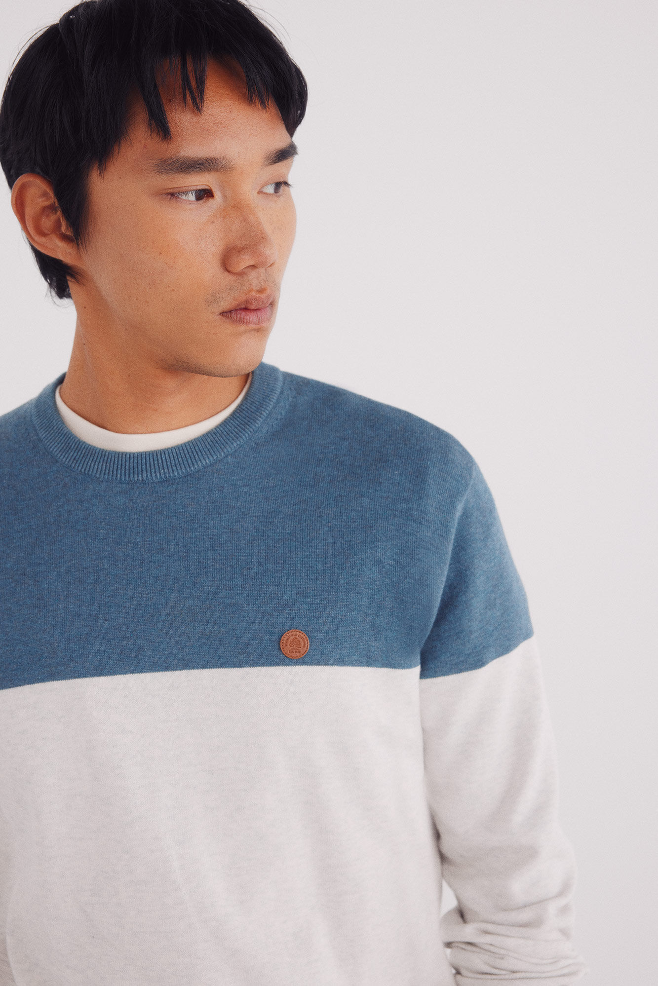 Springfield Camisola b&aacute;sico com blocos de cores