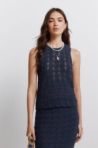 Springfield Top pointelle de al&ccedil;as