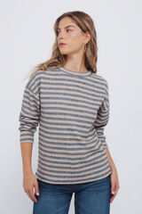 Springfield Camisola chenille dupla risca cru