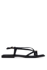 XTI Minimalist strap sandal black