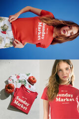 High Spirits T- Shirt Rouge  vermelho