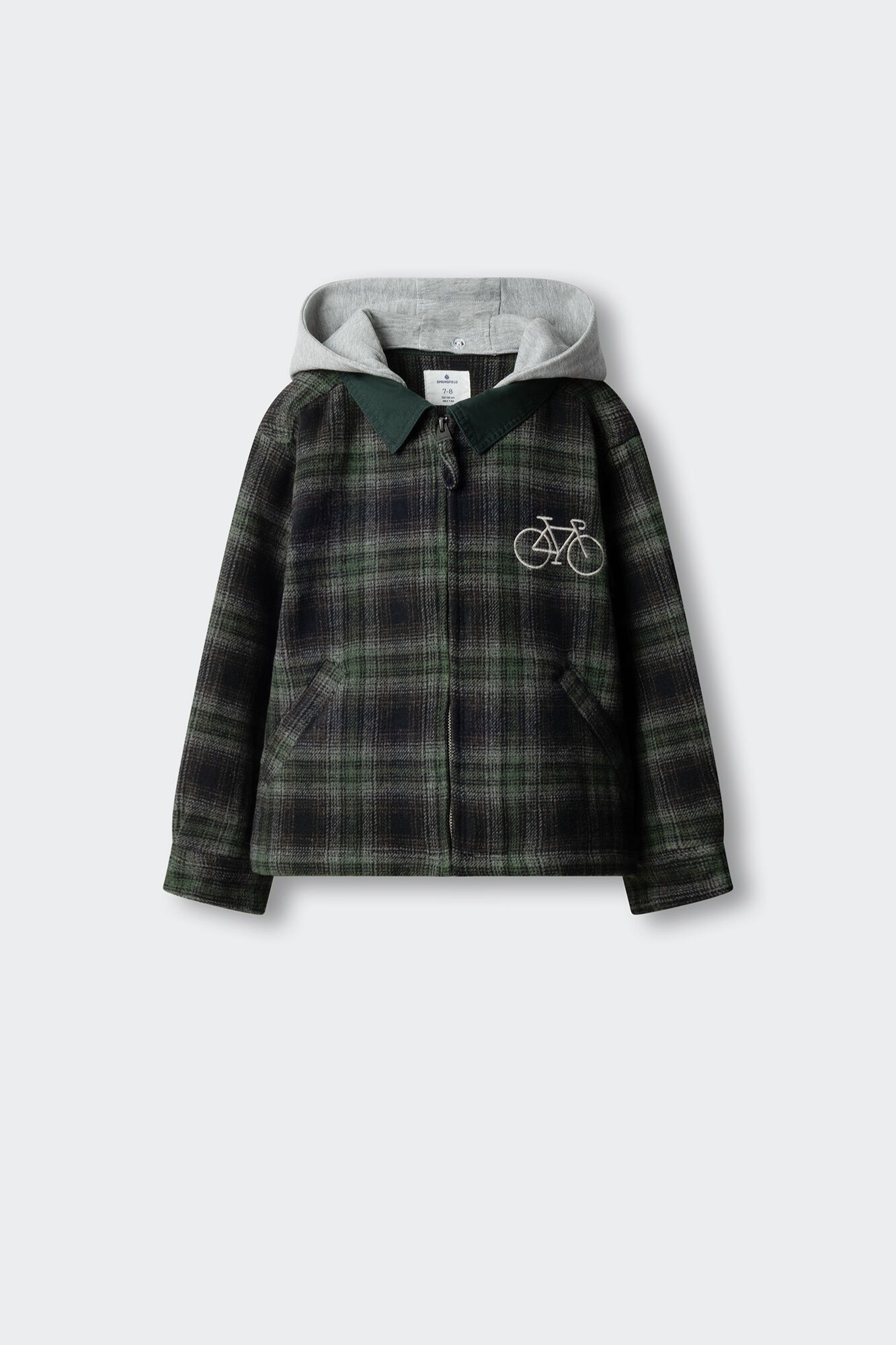 Springfield Kids Chaqueta sobrecamisa cuadros ni&ntilde;o