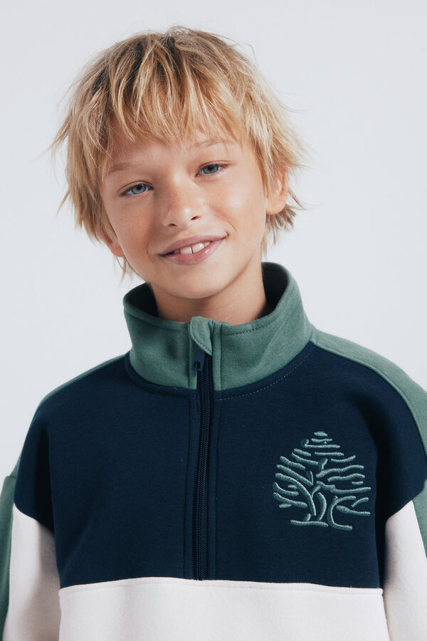 Springfield Kids Moletom Trucker Sweatshirt estampado
