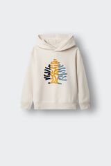 Springfield Kids Sweatshirt com logo de &aacute;rvore para crian&ccedil;a bege