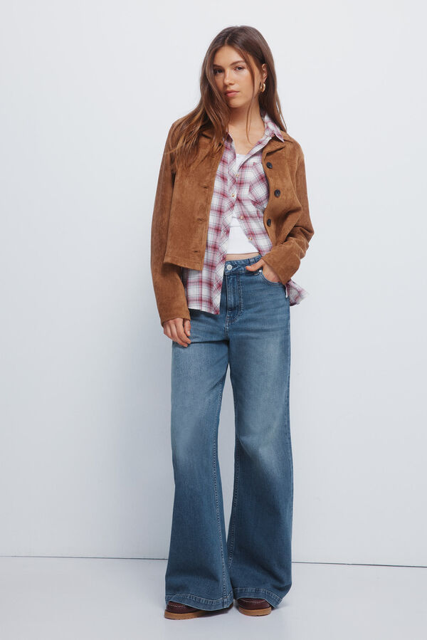 Springfield Camisa xadrez vison