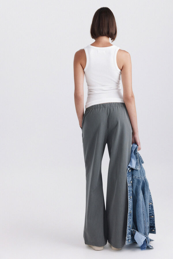 Springfield Cal&ccedil;a tailored jogger cinzento