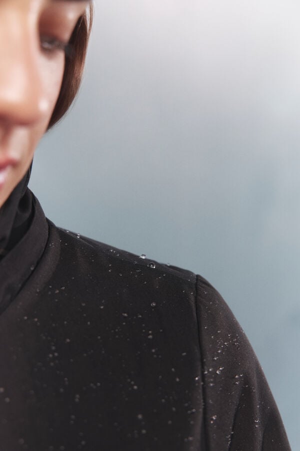 Springfield Parka com capuz de pele Sorona Aura preto