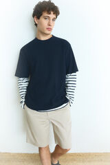 Springfield T-shirt textura azul