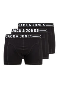 Springfield Pack of 3 plain cotton boxers black