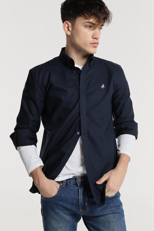 Lois Camisa oxford azul