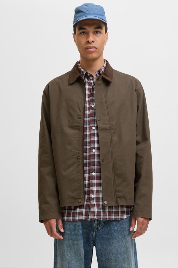 Jack & Jones Blusão de trabalhador castanho
