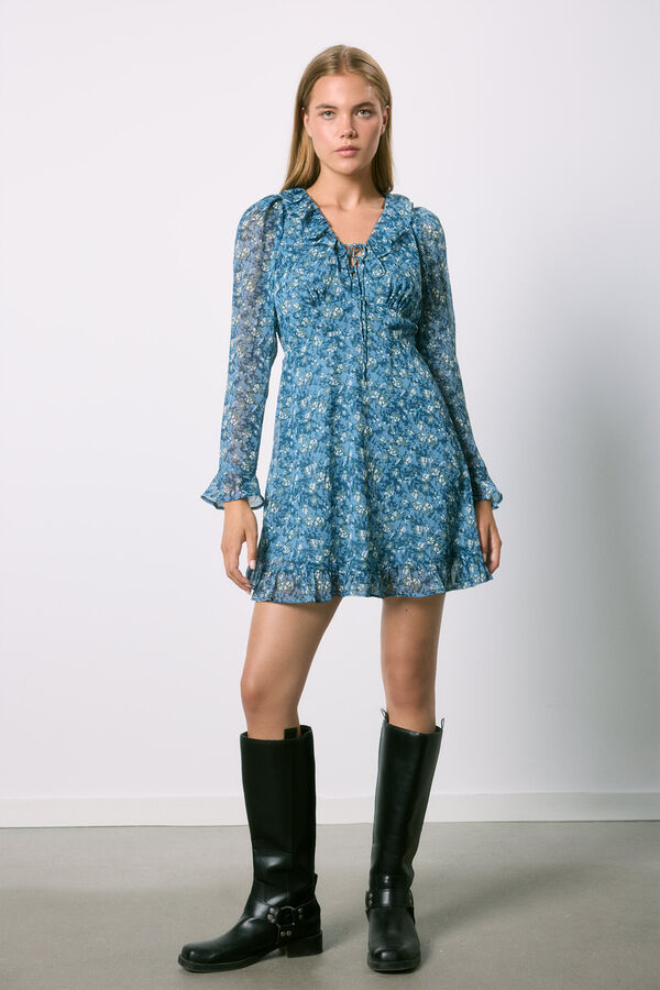 High Spirits Vestido Wild azul