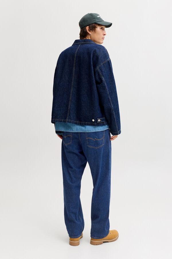 Jack & Jones Jeans baggy cinco bolsos azul