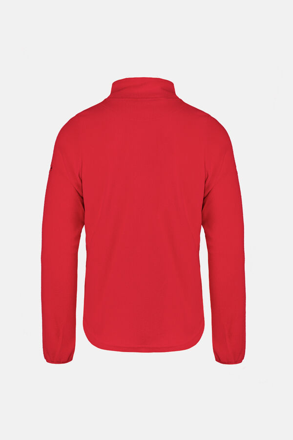 Izas Jaqueta leve de forro polar vermelho