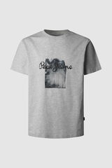 Pepe Jeans Camiseta Manga Curta Prush cinzento