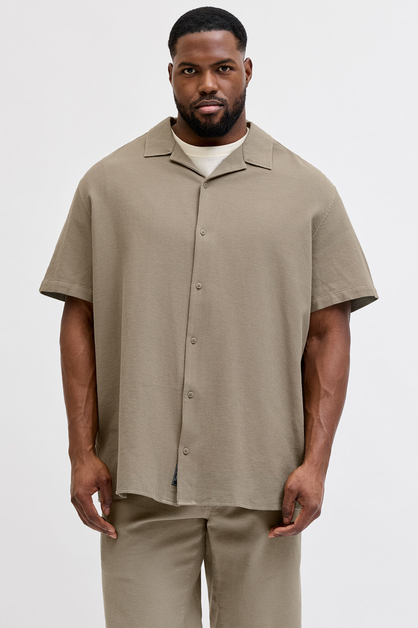Jack & Jones PLUS Camisa resort de manga curta