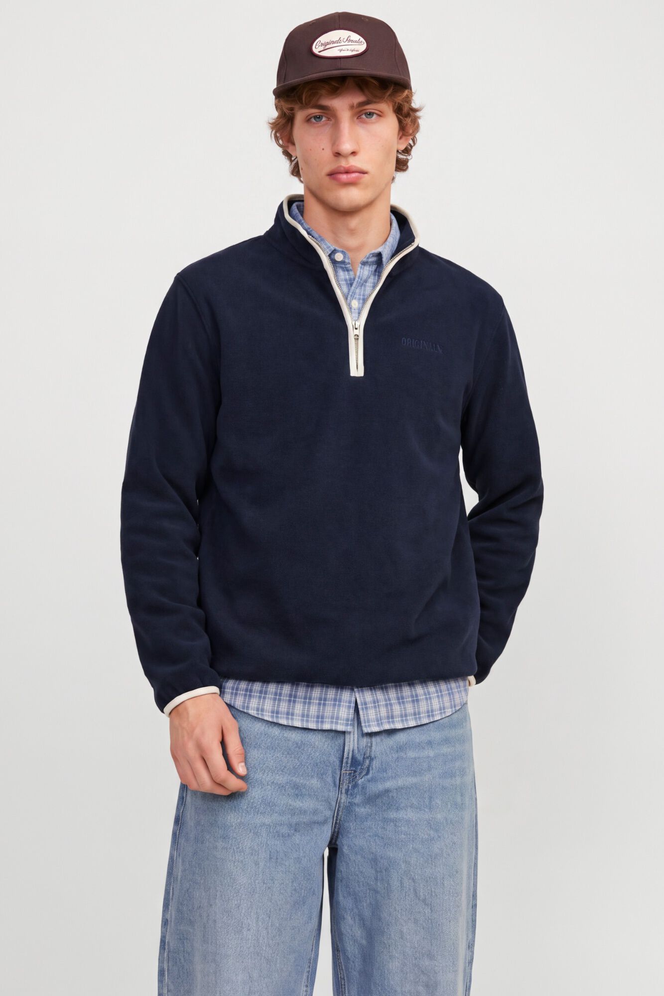 Jack & Jones Casaco polar com fecho de correr a meio