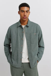 Springfield Sobrecamisa lino bolsillo