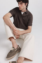 Springfield Polo de estrutura regular fit cru