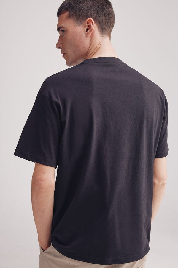 Springfield Basic round neck t-shirt black