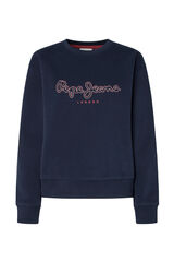 Springfield Sudadera con cuello redondo navy