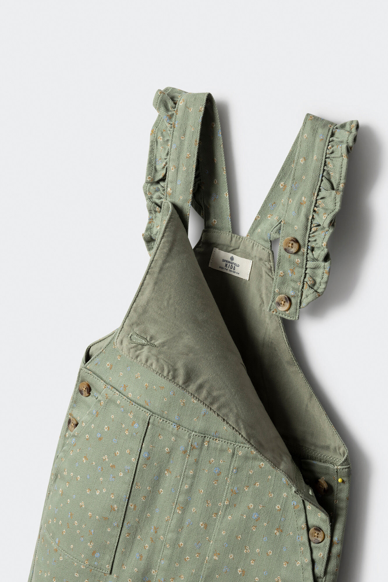 Springfield Kids Jardineira longa de bolinhas para meninas