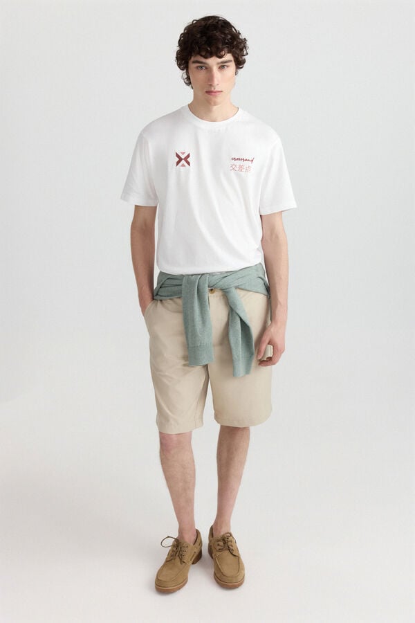 Springfield Bermuda relaxed fit bege