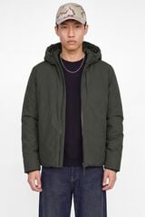 Jack & Jones Blus&atilde;o curto com capuz ajust&aacute;vel cinzento