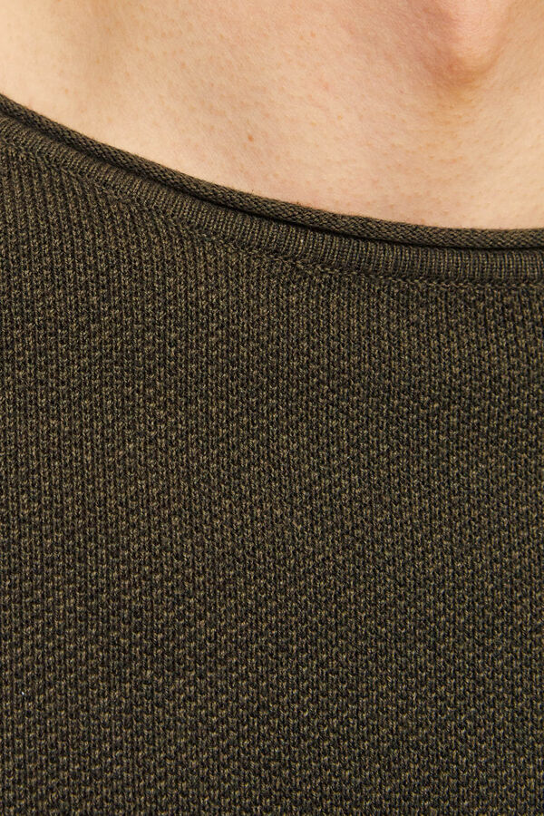 Jack & Jones Camisola de malha b&aacute;sica verde