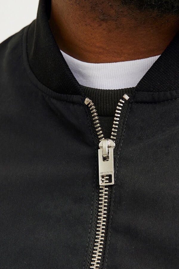 Jack & Jones PLUS Lightweight bomber jacket black