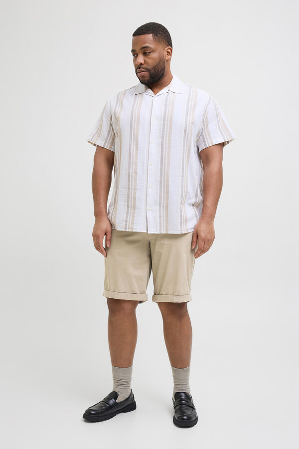 Jack & Jones PLUS Bermudas regular fit PLUS cinzento