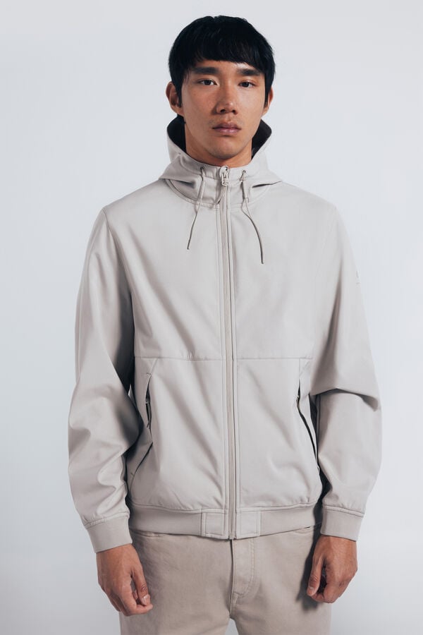 Springfield Jaqueta softshell com capuz cru