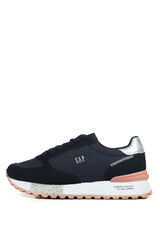 GAP Sapatilhas efeito pele e croute com logo cru