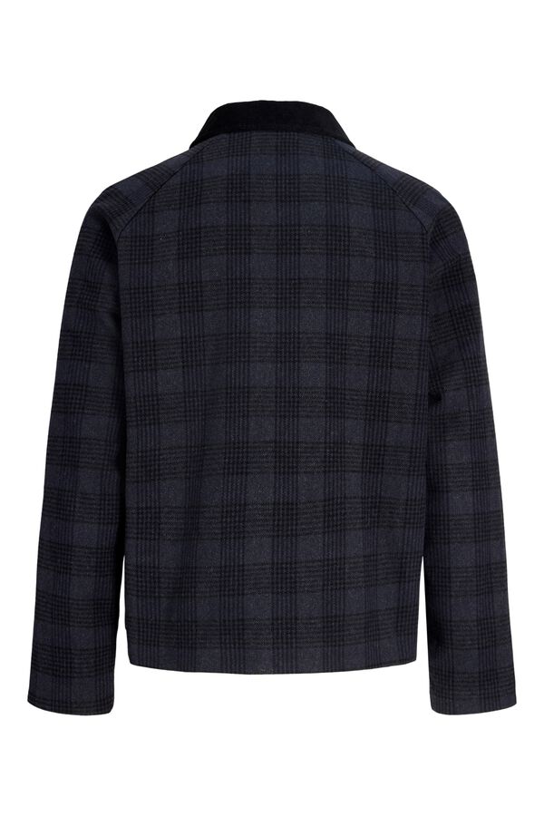 Jack & Jones Blus&atilde;o curto de l&atilde; preto